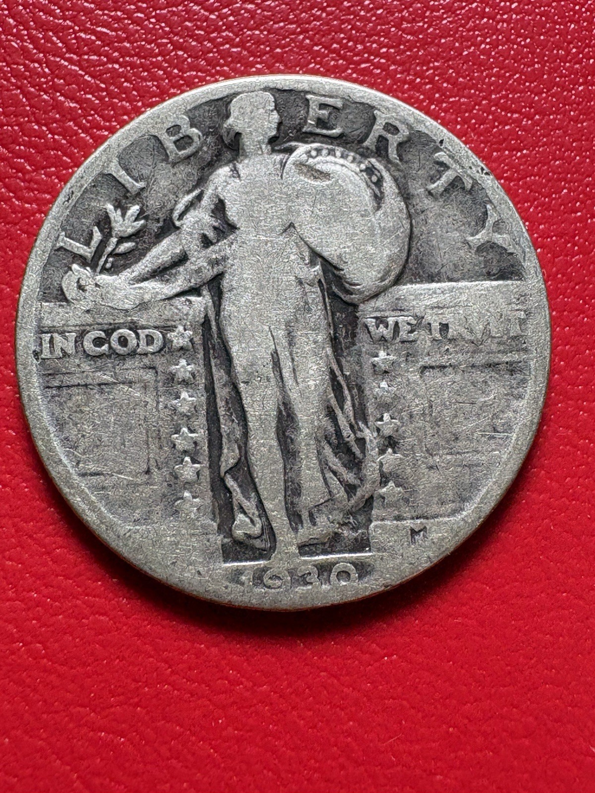 1930- P Standing Liberty Quarter Dollar VG+ Condition