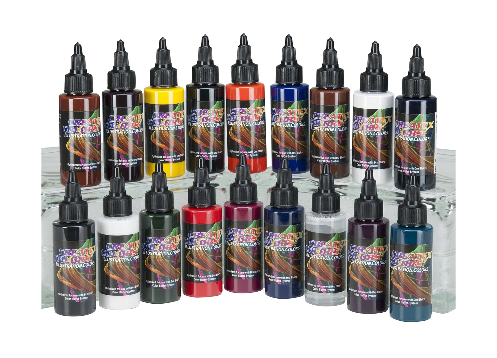 Createx Colors Createx Illustration Color Wheel Set, 2oz. Color Wheel 2oz. Set