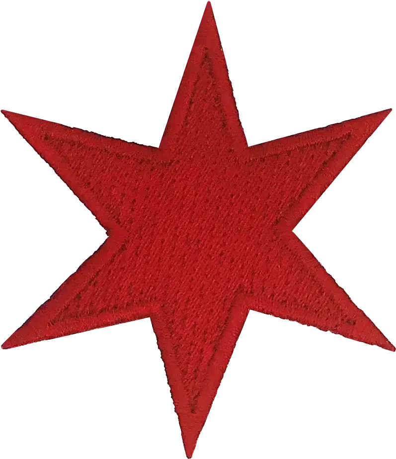 CHICAGO STAR PATCH: 2"