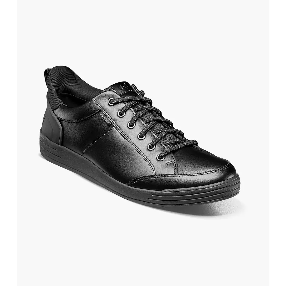 Nunn Bush KORE City Walk Work EZ Lace Up Toe Oxford Shoes Black 85160-001