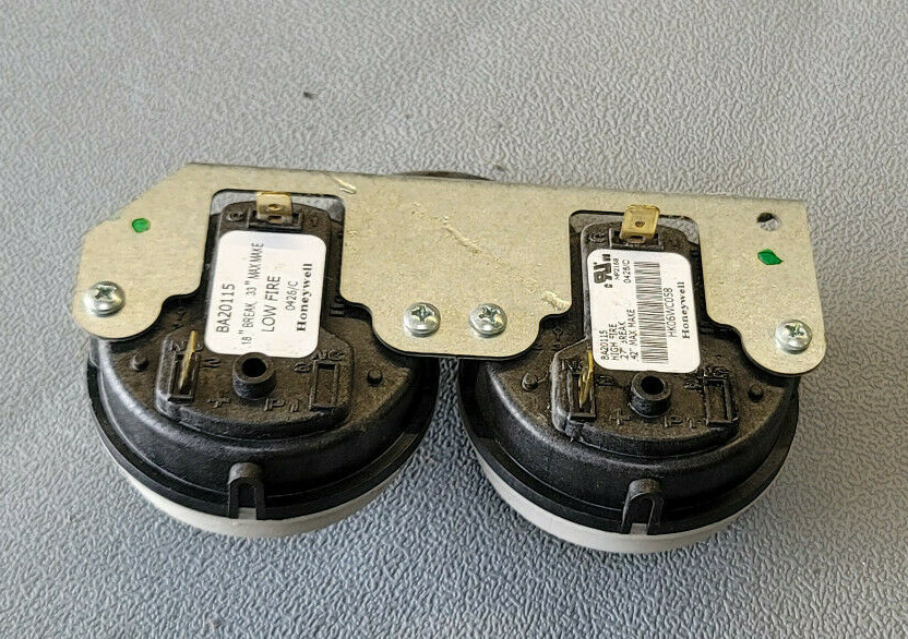 Honeywell BA20115 2-Stage Furnace Air Pressure Switch HK06WC058