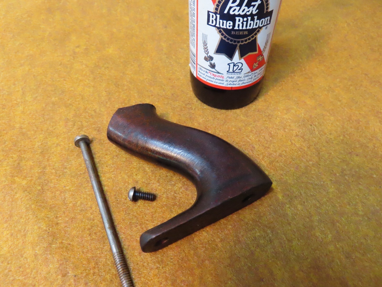 Stanley 5 Plane,Handle/screws Assy(ONLY)HardWood,War,1942-45~AVG/GD🤠🤠S7.26.23