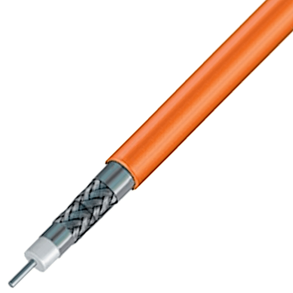 Commscope 1000 ft RG 59 Headend Cable 7437404 F59HEC VV XP ORN