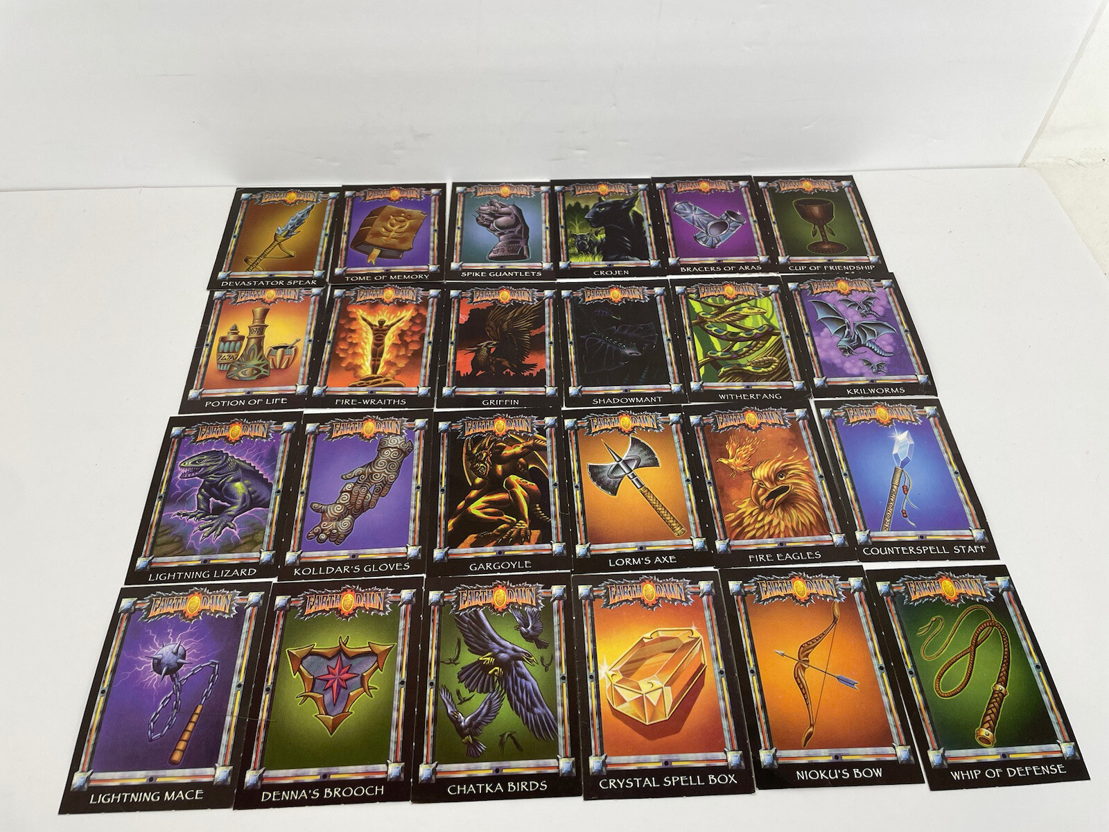 Parts Replacement Cards Earthdawn Barsaive 1993 FASA