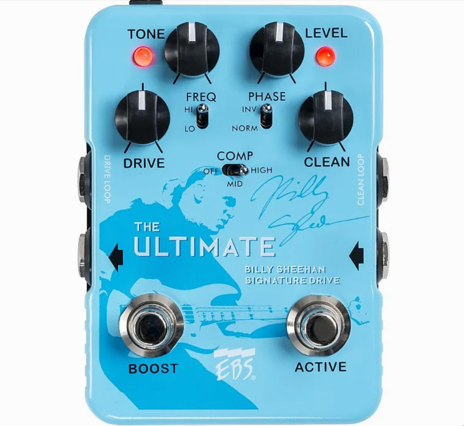 EBS Pedal  The Ultimate Billy Sheehan Signature Drive Pedal. New!