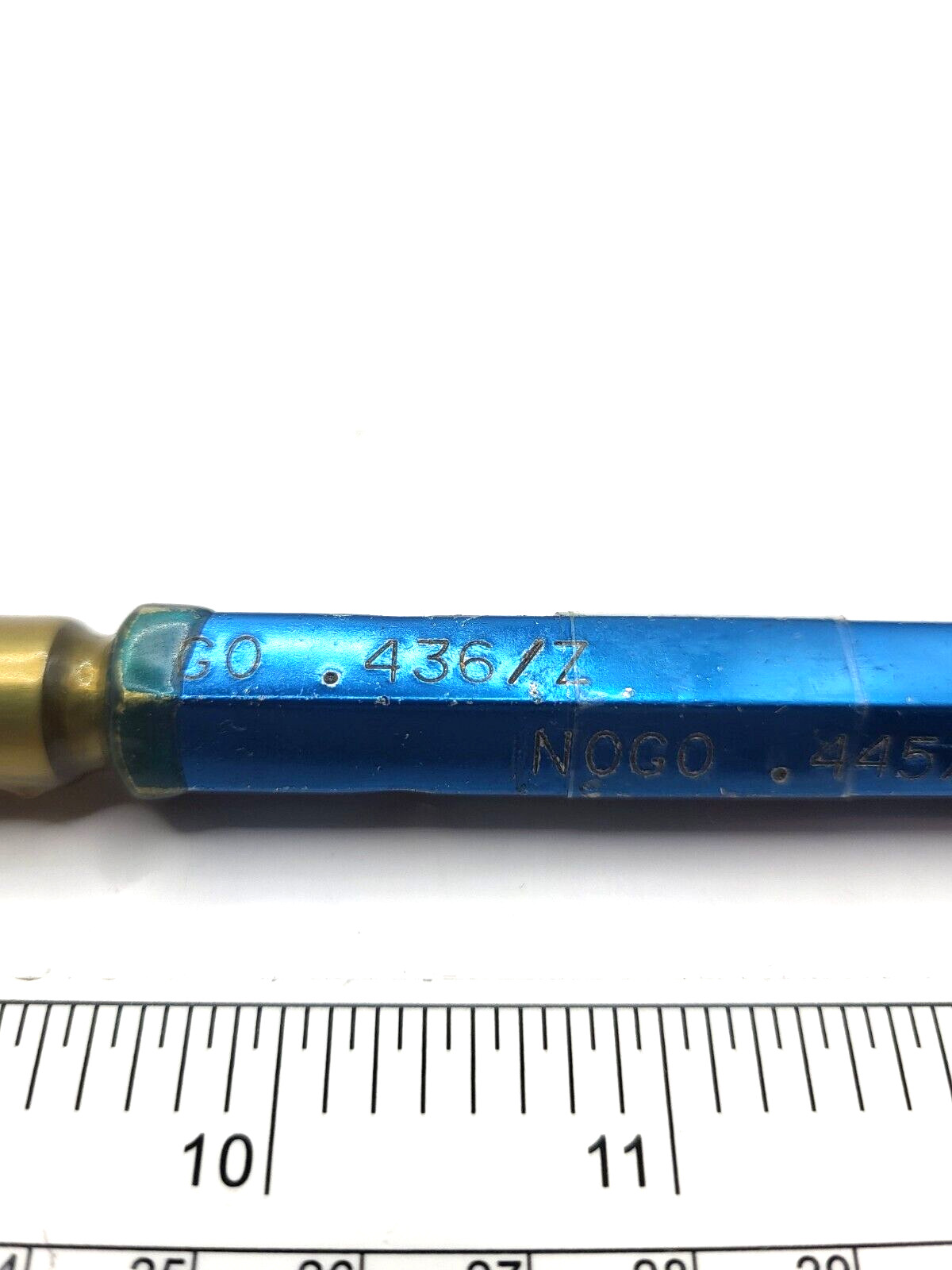 REGAL PREMIUM Go .436/Z NoGo .445/Z~ Smooth Plug Gage, 0238F