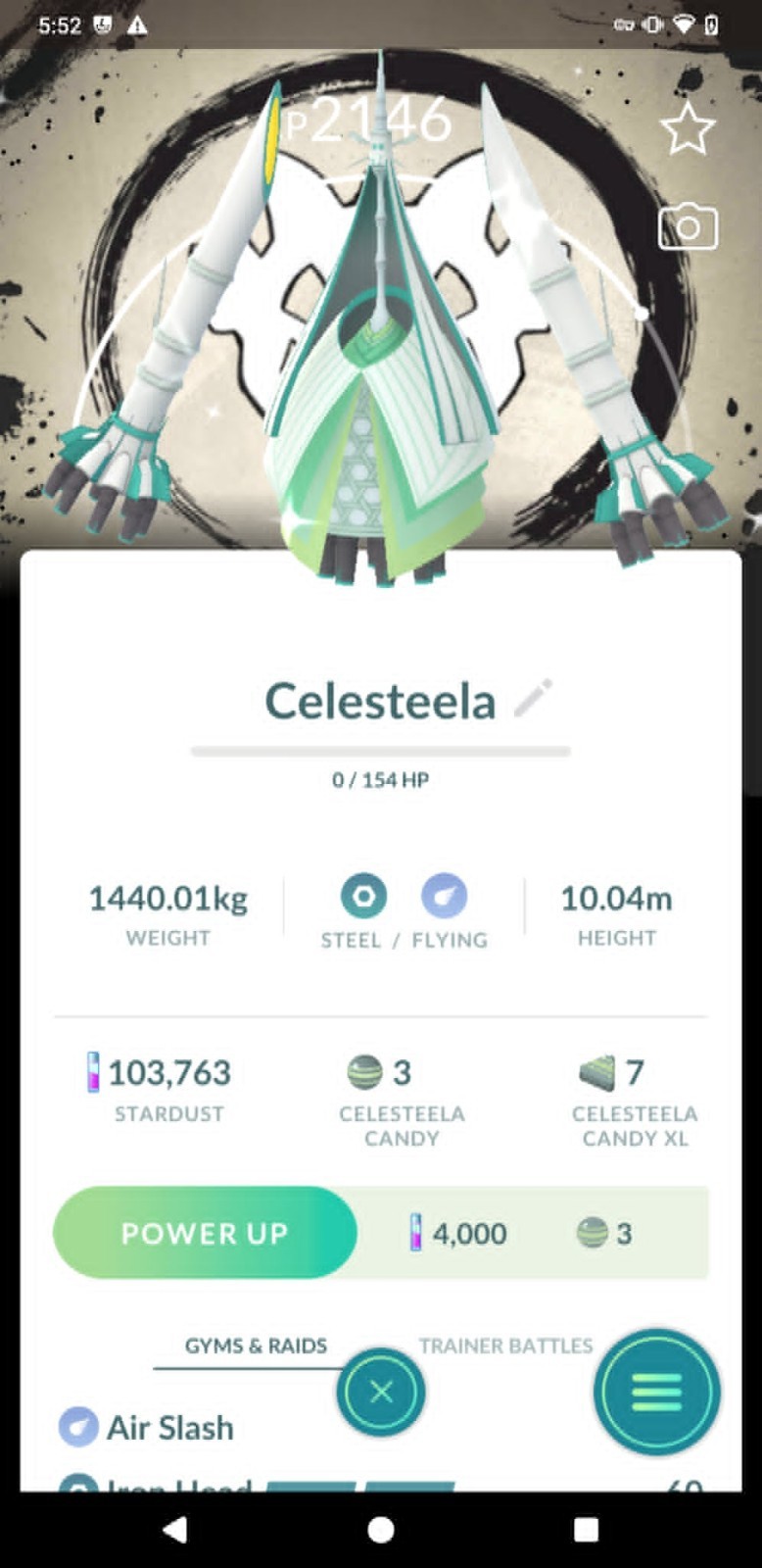 Pokémon Shiny Celesteela Special Background Go Fest 2026 - GO Read description