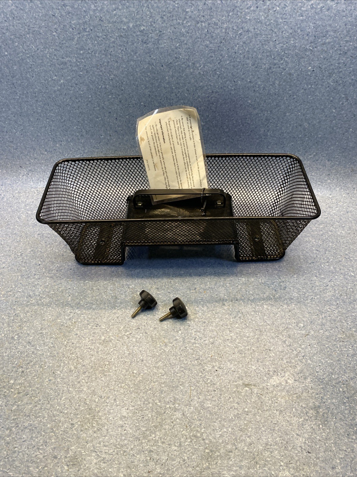 Invacare Lynx LX-3 Bottom Floor Under Seat Wire Basket Mobility Scooter Part