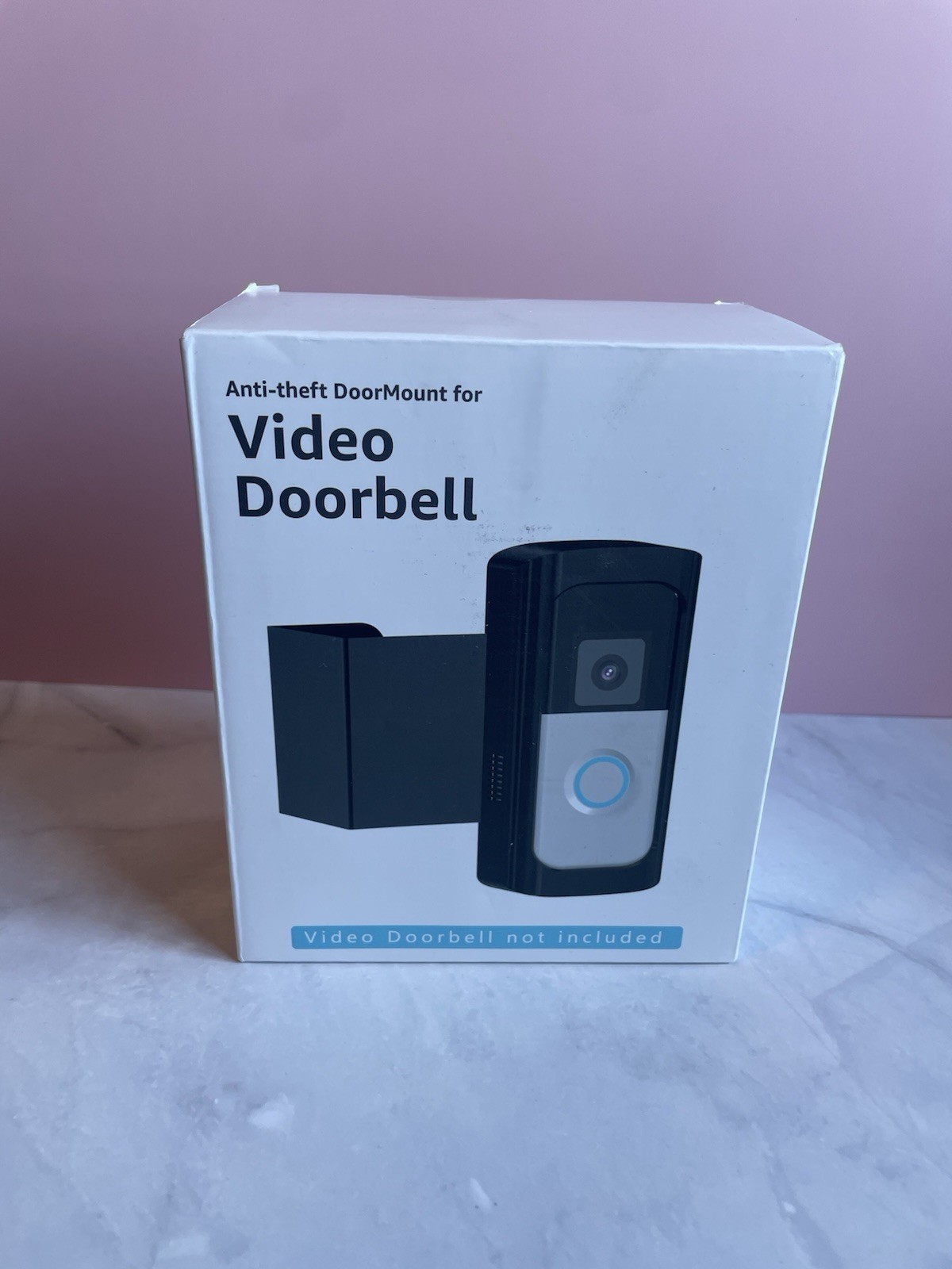 Black Anti-theft Bracket Door Mount for Video Doorbell Outdoor & Indoor
