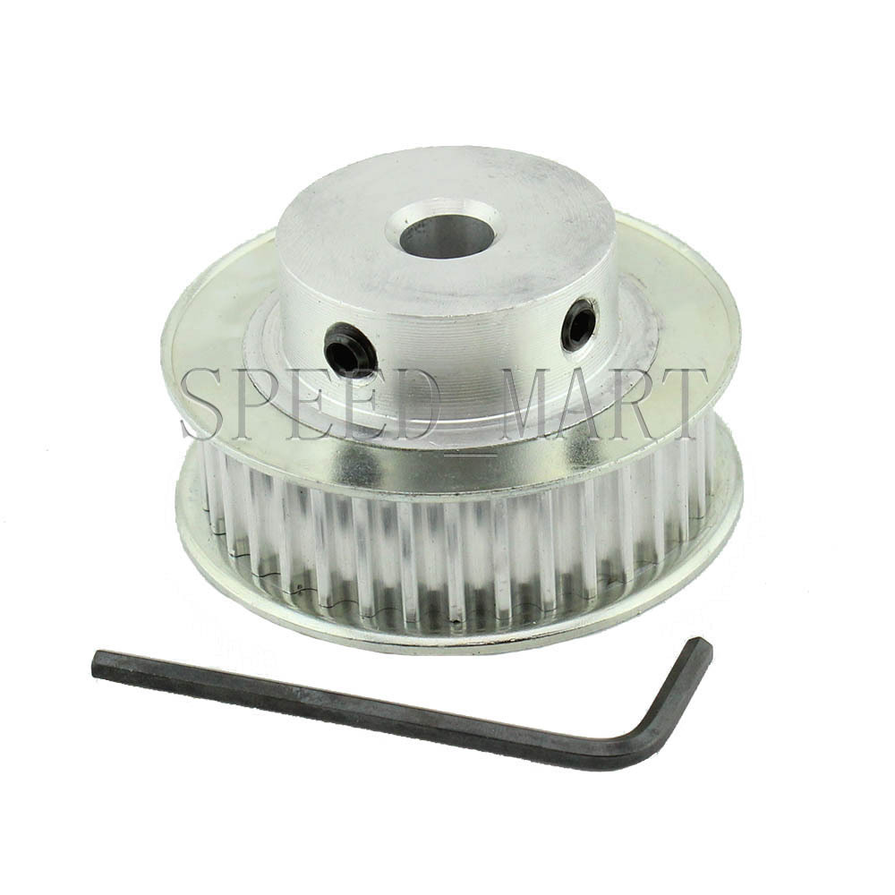 5M HTD5M Aluminum Timing Belt Pulley 36 Teeth 6mm Bore 16mm width Stepper Motor