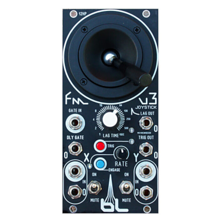 Blue Lantern FM Joystick Pro v3 Eurorack Synthesizer Module BLACK