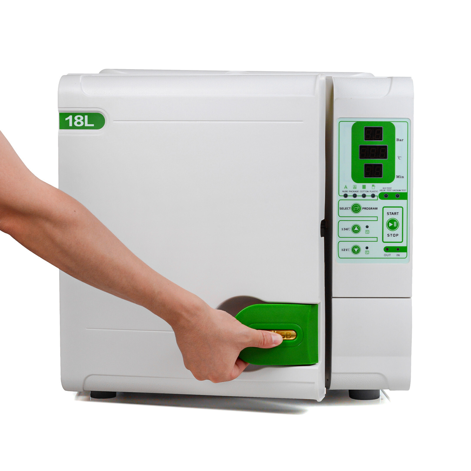 Getidy 18L Class B Dental Medical Pre-vacuum Autoclave Steam Sterilizer JY-18 US