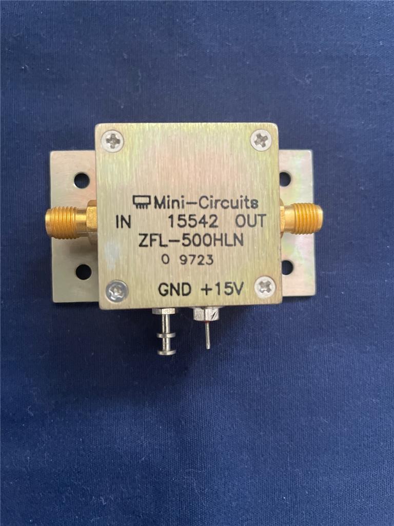 ZFL-500HLN Mini Circuits RF AMPLIFIER LOW NOISE  ( 1 PCS ) *** NEW ***