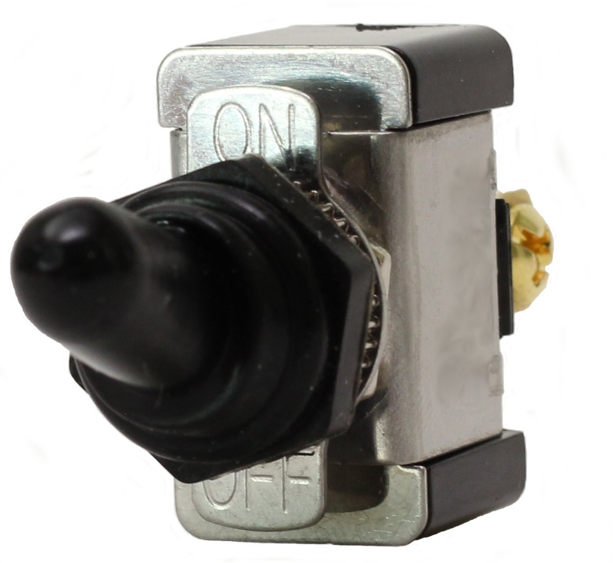 SPST ON-Off Heavy Duty 20 Amp AC/DC Toggle Switch with Weatherproof Neoprene
