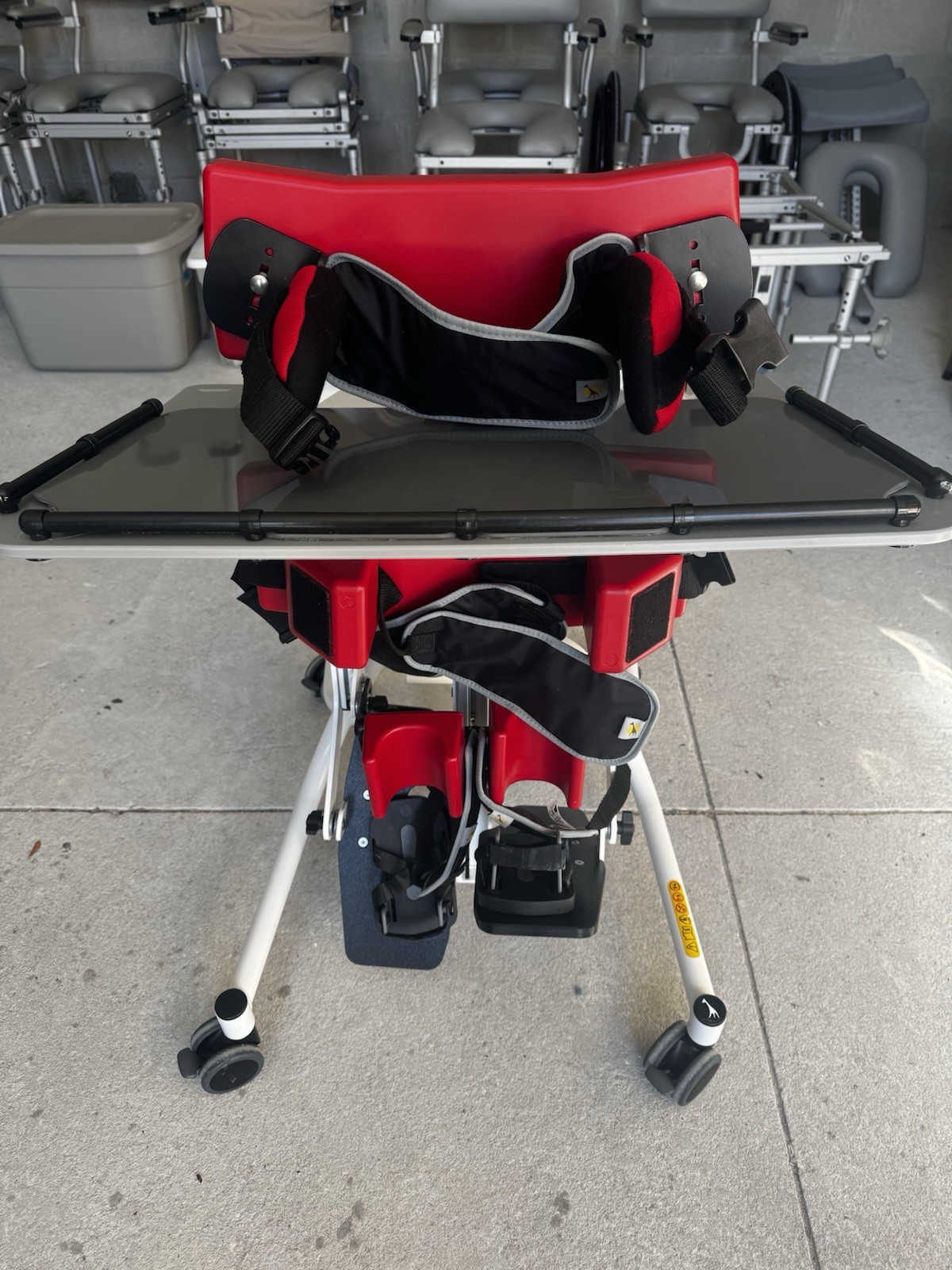 Jenx Multistander Abduction Red Tray Max Height 1160mm 35kg MPN MUS01-FABD-08