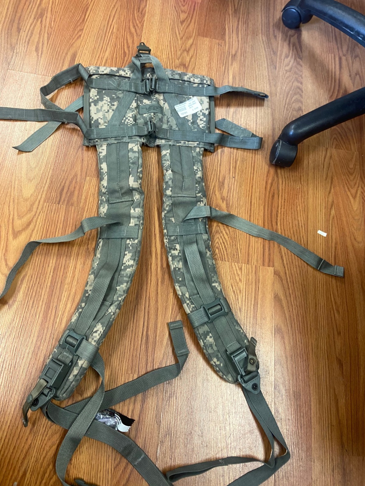 Molle II Rucksack Enhanced Shoulder Straps ACU