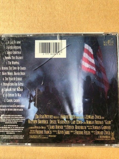 Glory Soundtrack, CD, Civil War Music