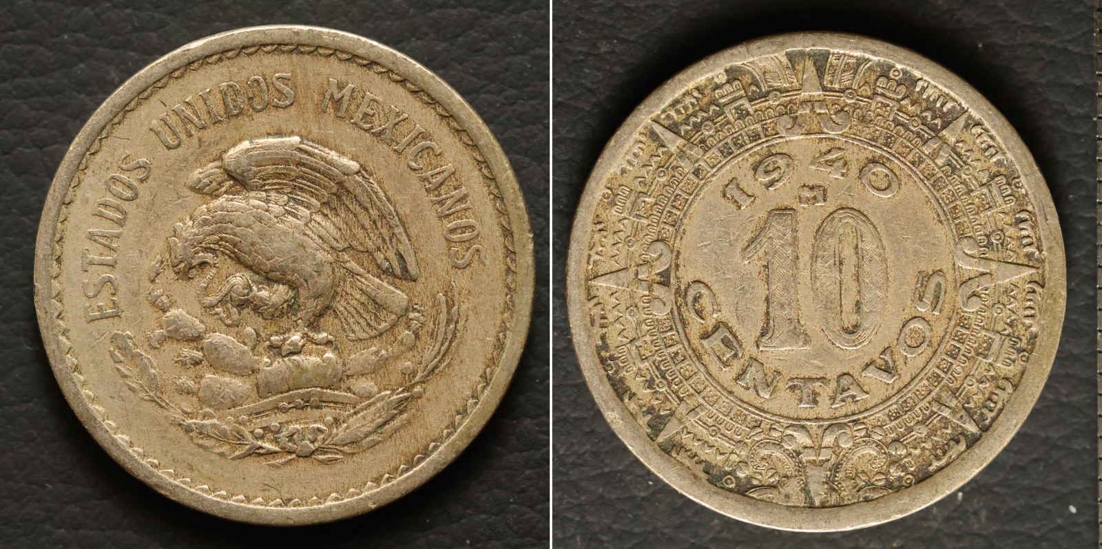 *Mexico Coin, 10 Centavos 1940 [E13323]8a8