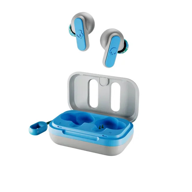 Skullcandy Dime XT 2 True Wireless Earbuds - Waterproof (Grey/Blue, open box)