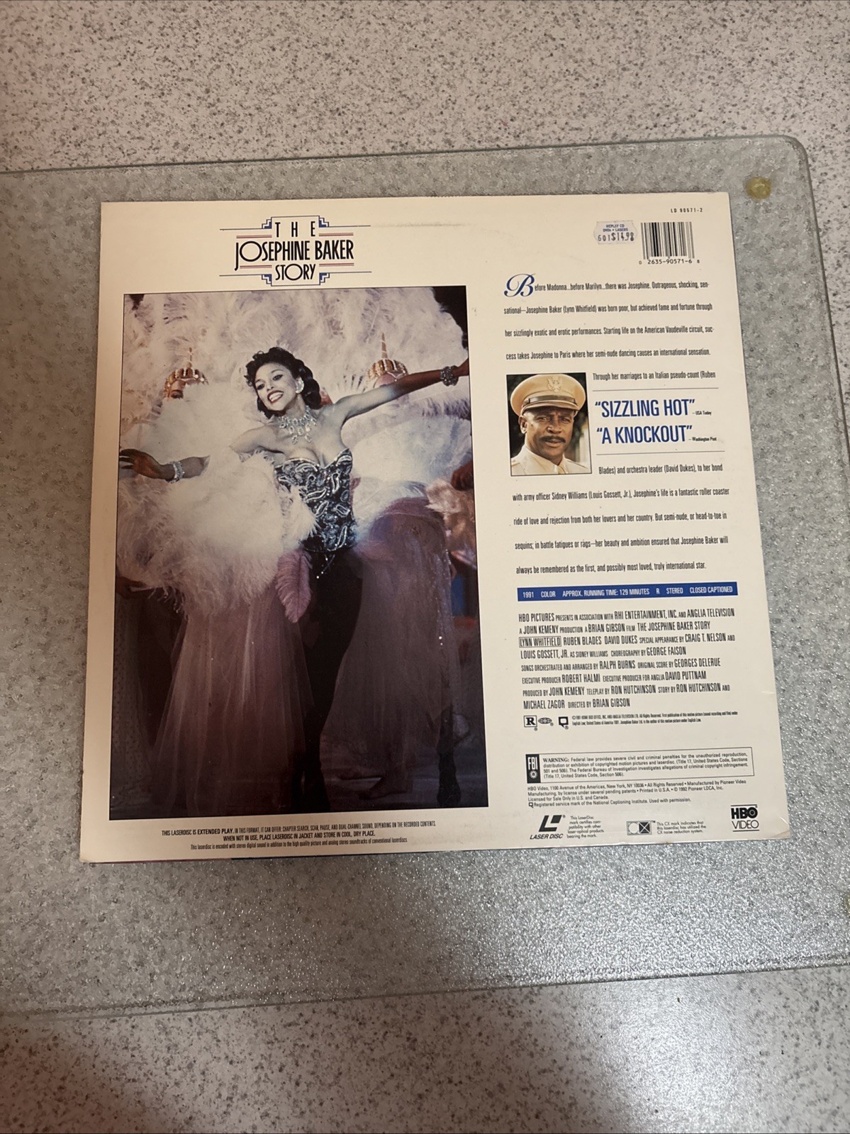 THE JOSEPHINE BAKER STORY Laser Disc