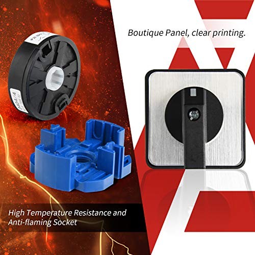 Changeover Selector Switch 3 Position 440V Universal Rotary Cam 20A 8 Terminal