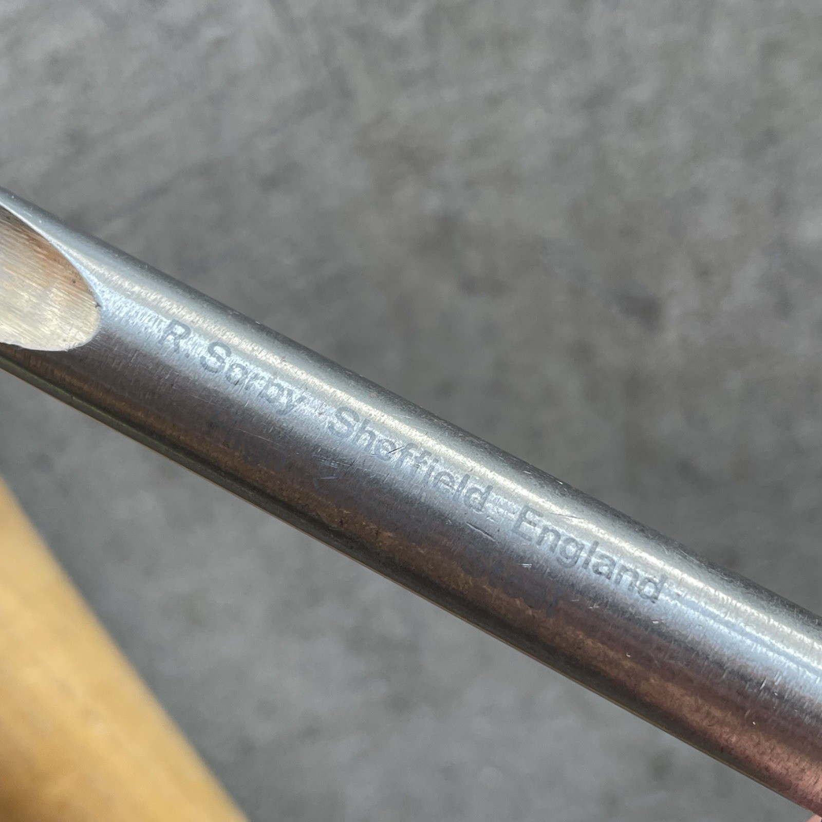 Lot Set of 2 Robert Sorby Lathe Gouges 842 LH (3/8") & 840LH (7/16")