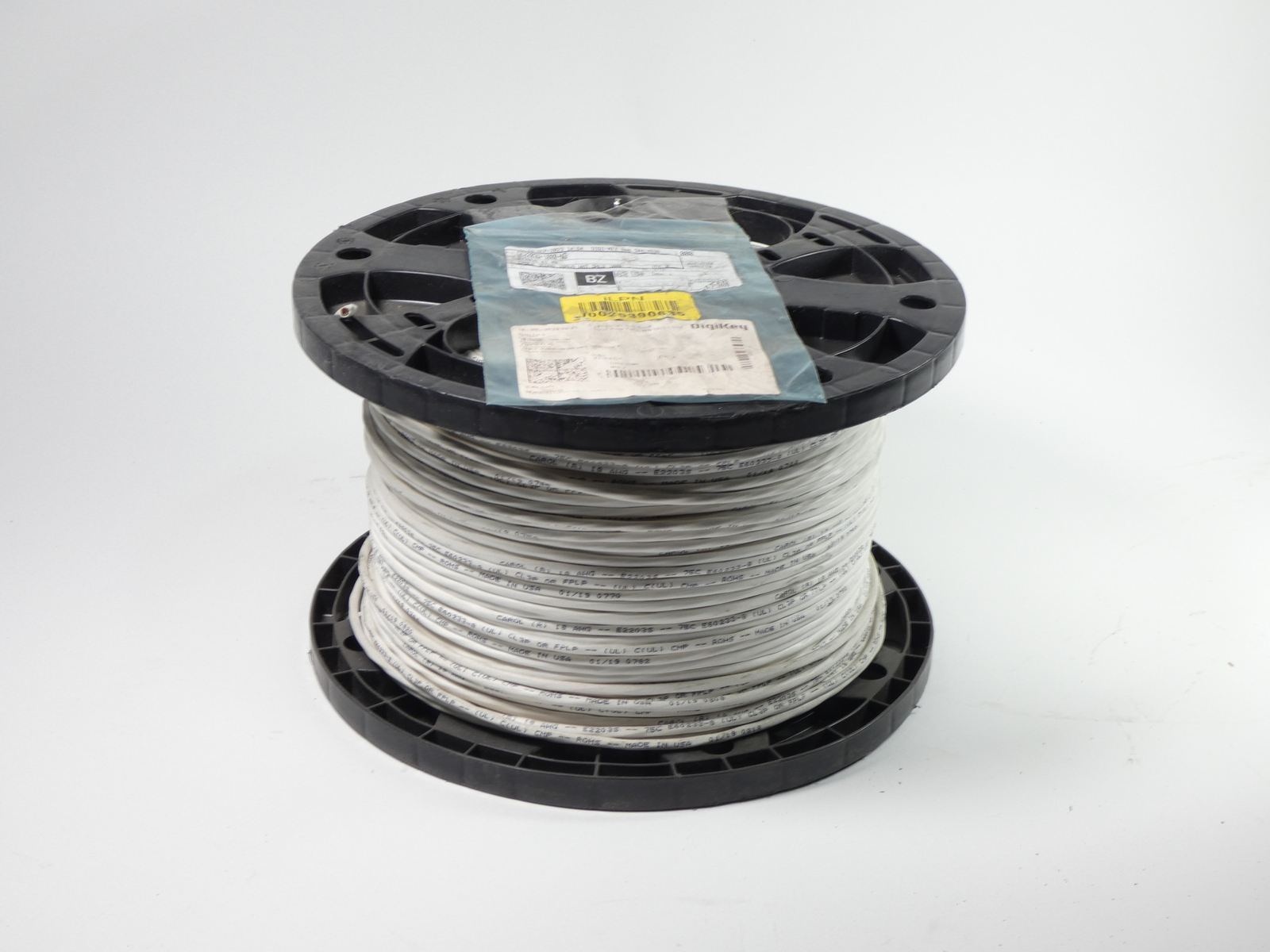 Carol E2203S.41.02 White Communication Cable 18AWG/3C - NEW Surplus!