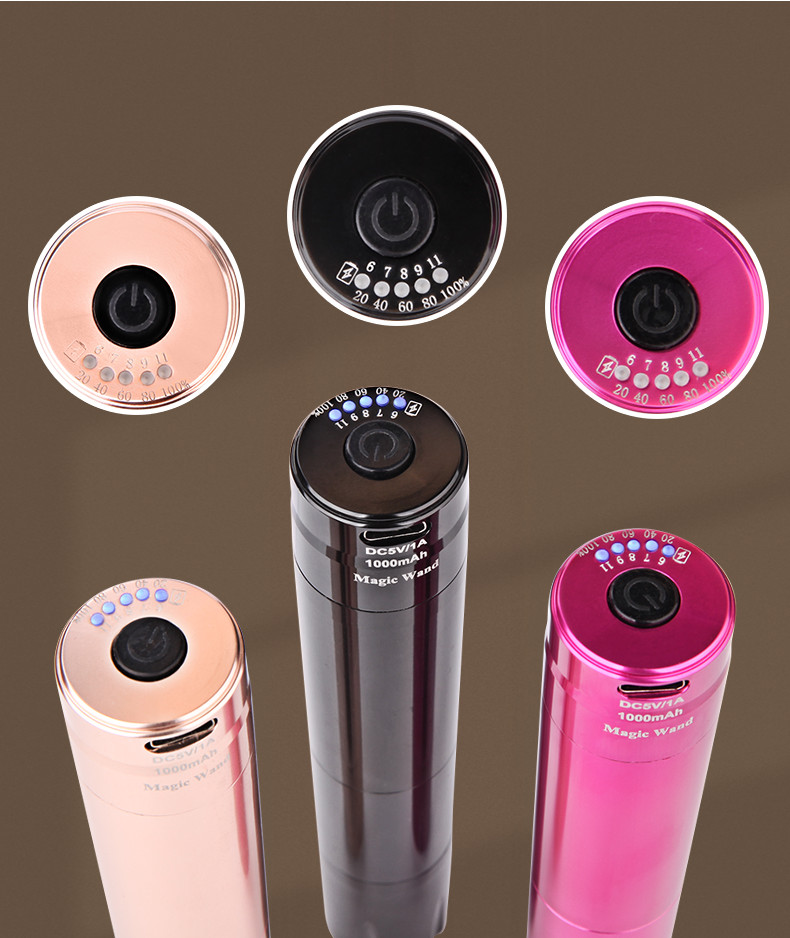 Wireless Tattoo Pen Machine 1000mAh Rechargeable Permanent Makeup Tattoo Gun