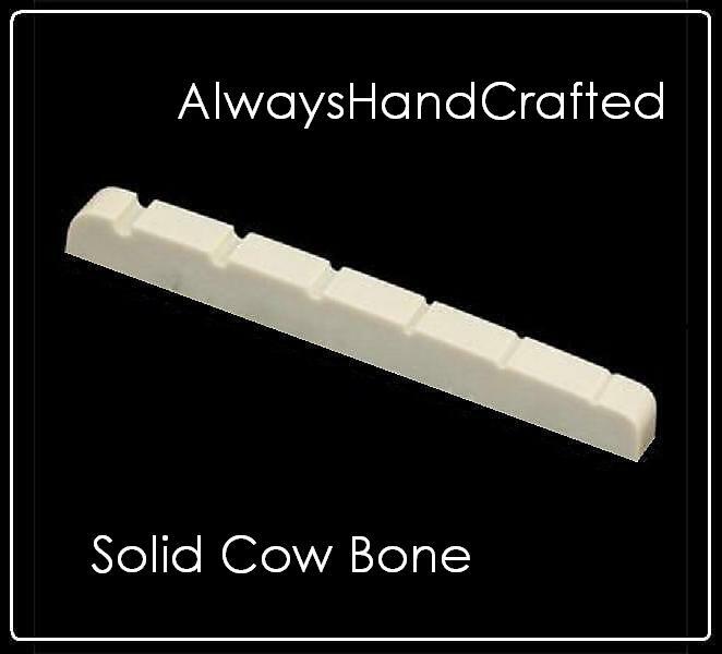 AlwaysHandCrafted Pure BONE NUT made for Fender / Squier Guitar - 42mm / 1.65"