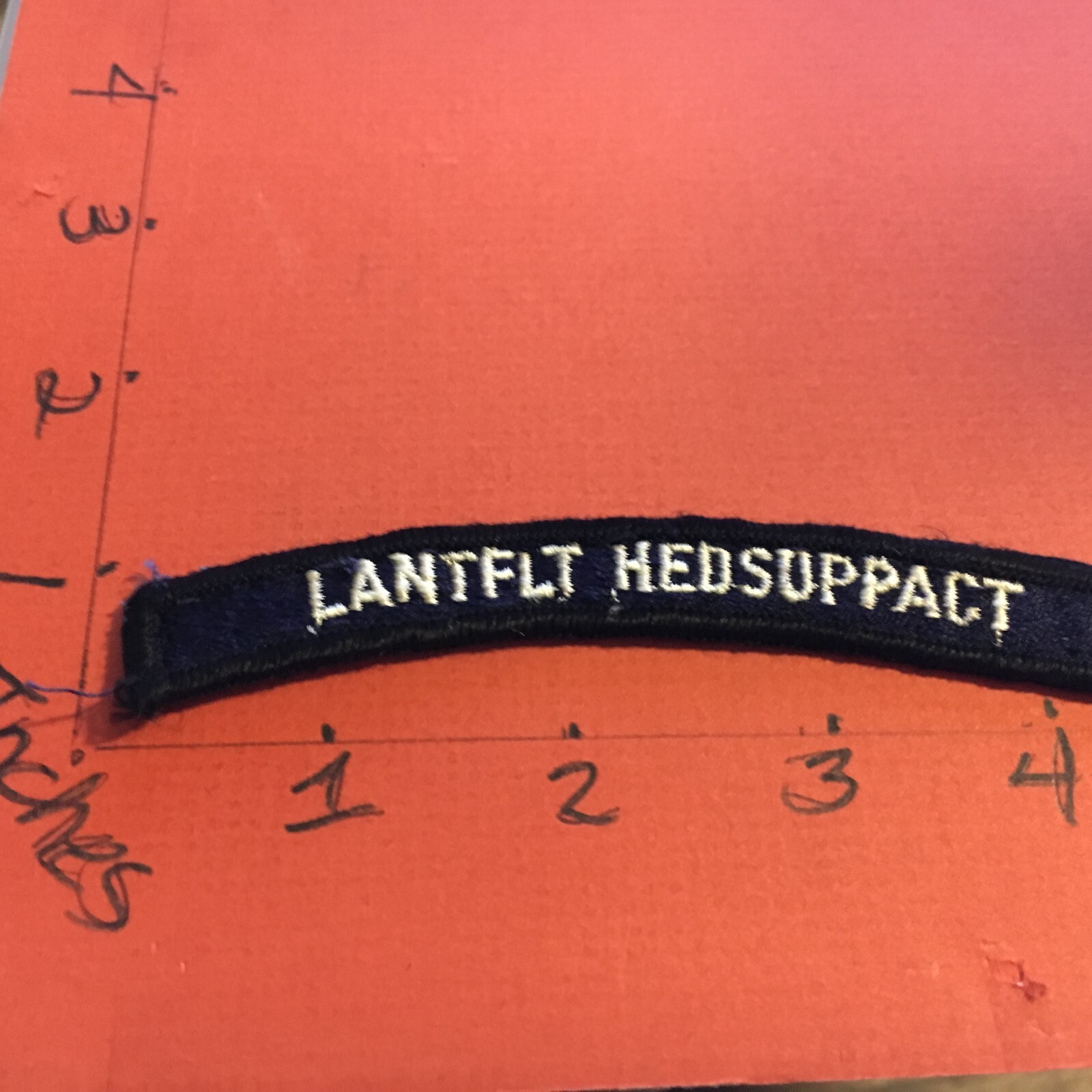 US NAVY SHOULDER STRIP TAB rocker Patch 12/1/22 Lanflt Hedsuppact