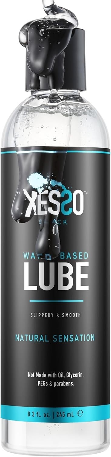 Water Based Lube Personal Lubricant for Sex All Natural XESSO 8.3 oz Made In USA