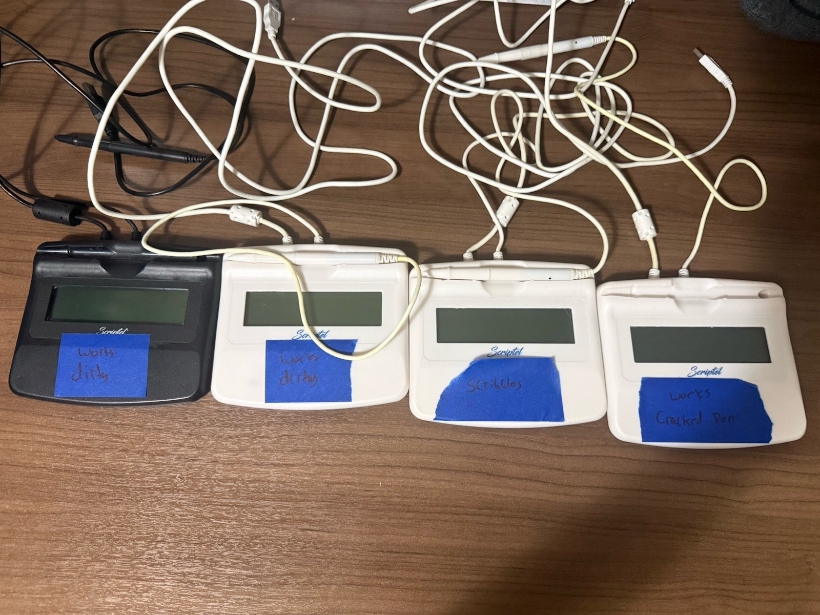 Lots Of 4 Scriptel SC-ST1570 USB Signature Capture Pad SC-ST1570-6FT ST1580