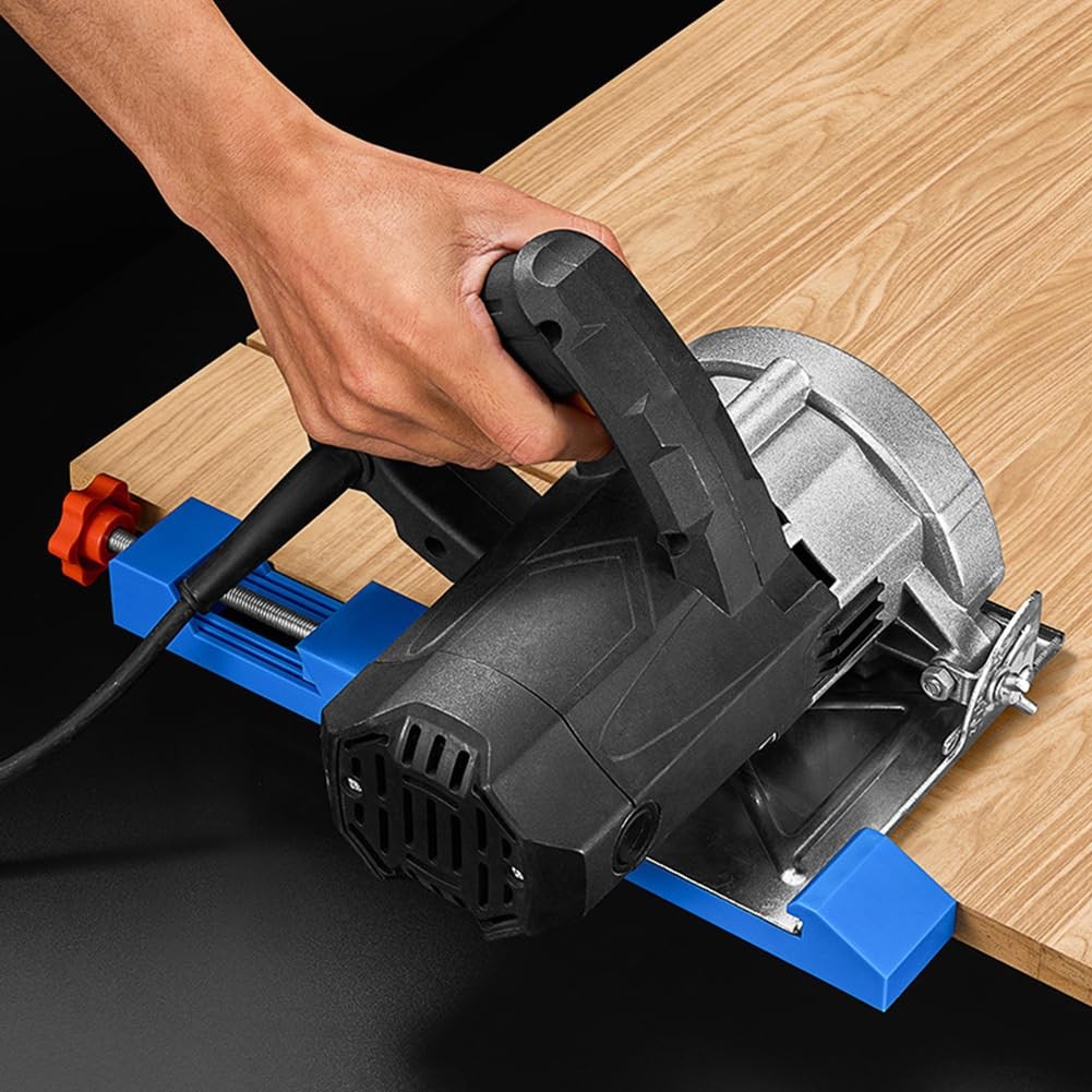 Circular Saw Guide Rail, Adjustable Cutting Machine Base Guide for 4-6 Inch Base