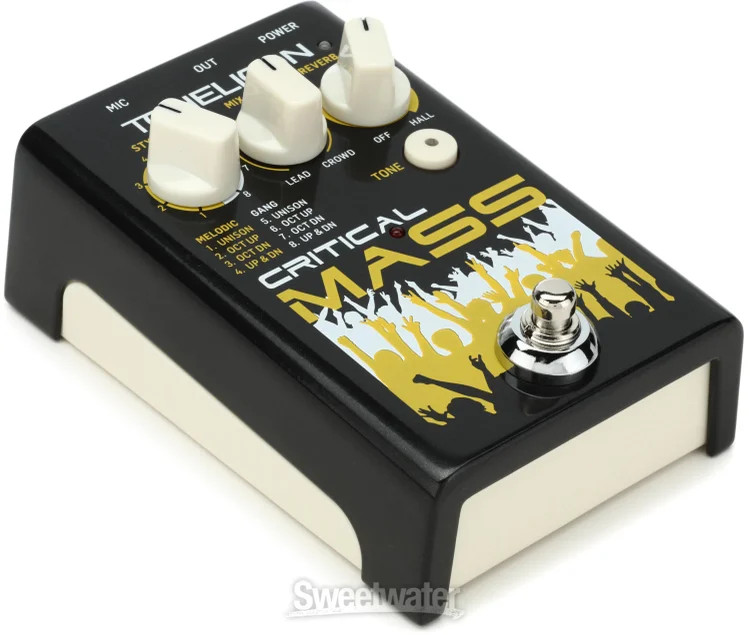 TC-Helicon Critical Mass Vocal Harmony Effects Pedal