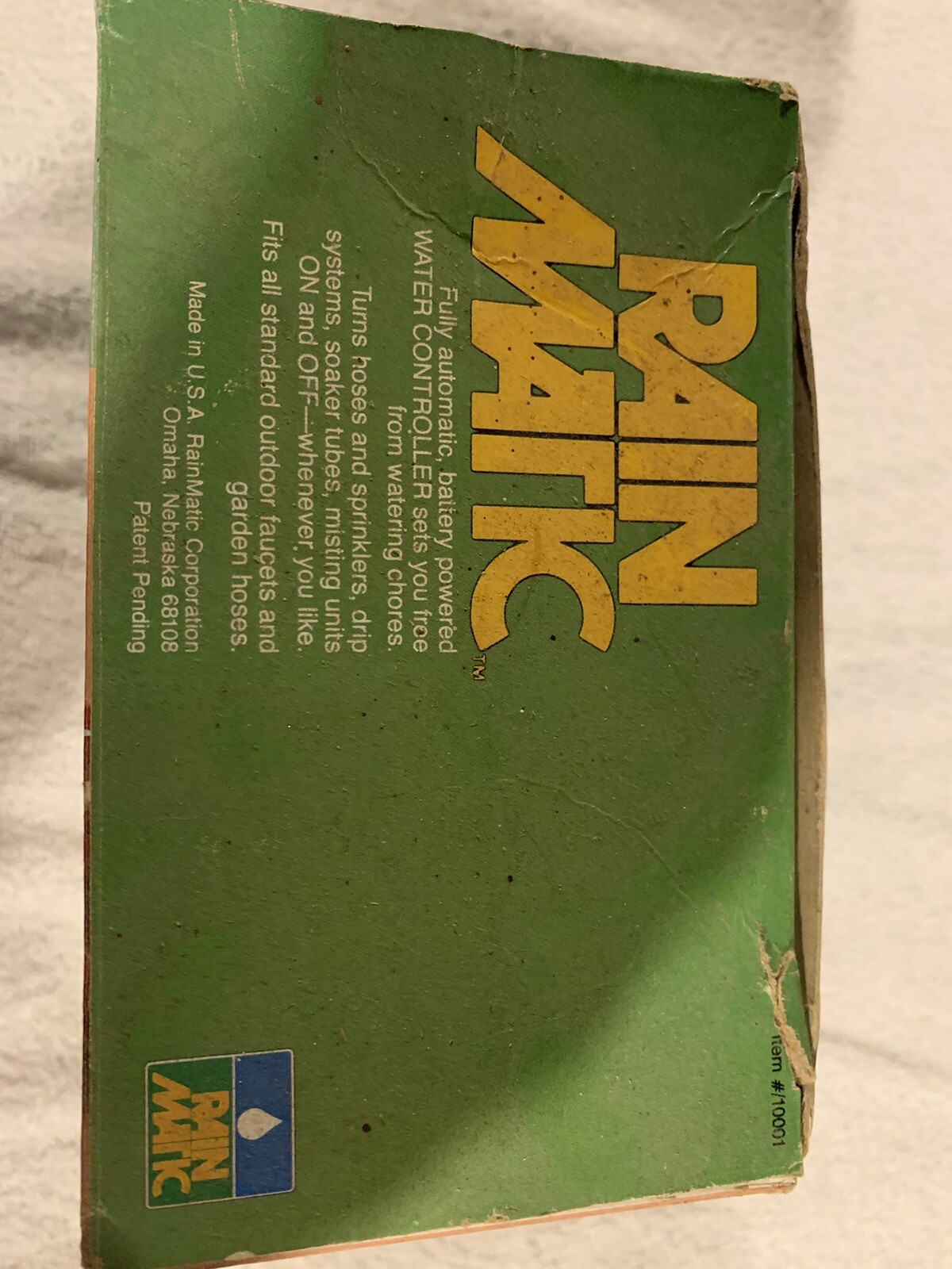 Rain Matic Digital Water Timer Hose Connector Computerized Battery Operated-USED