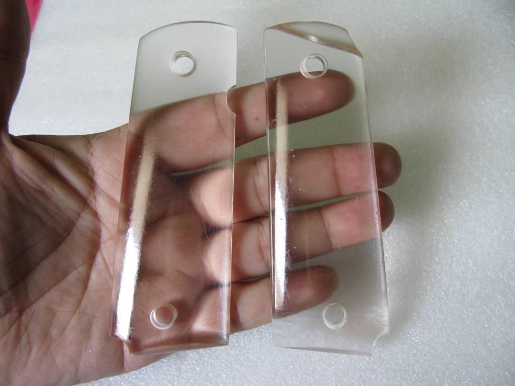 New Clear Style Resin Grip For Colt 1911 Full Size, Kimber Clones, Springfield