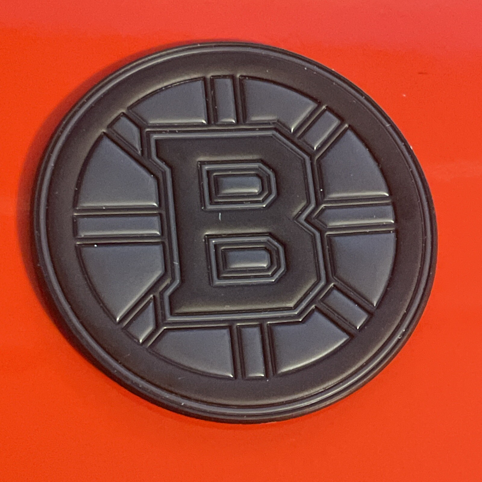 100 Boston Bruins Centennial “B” Logo Jersey Black Patch Rubber 2” Iron On NHL