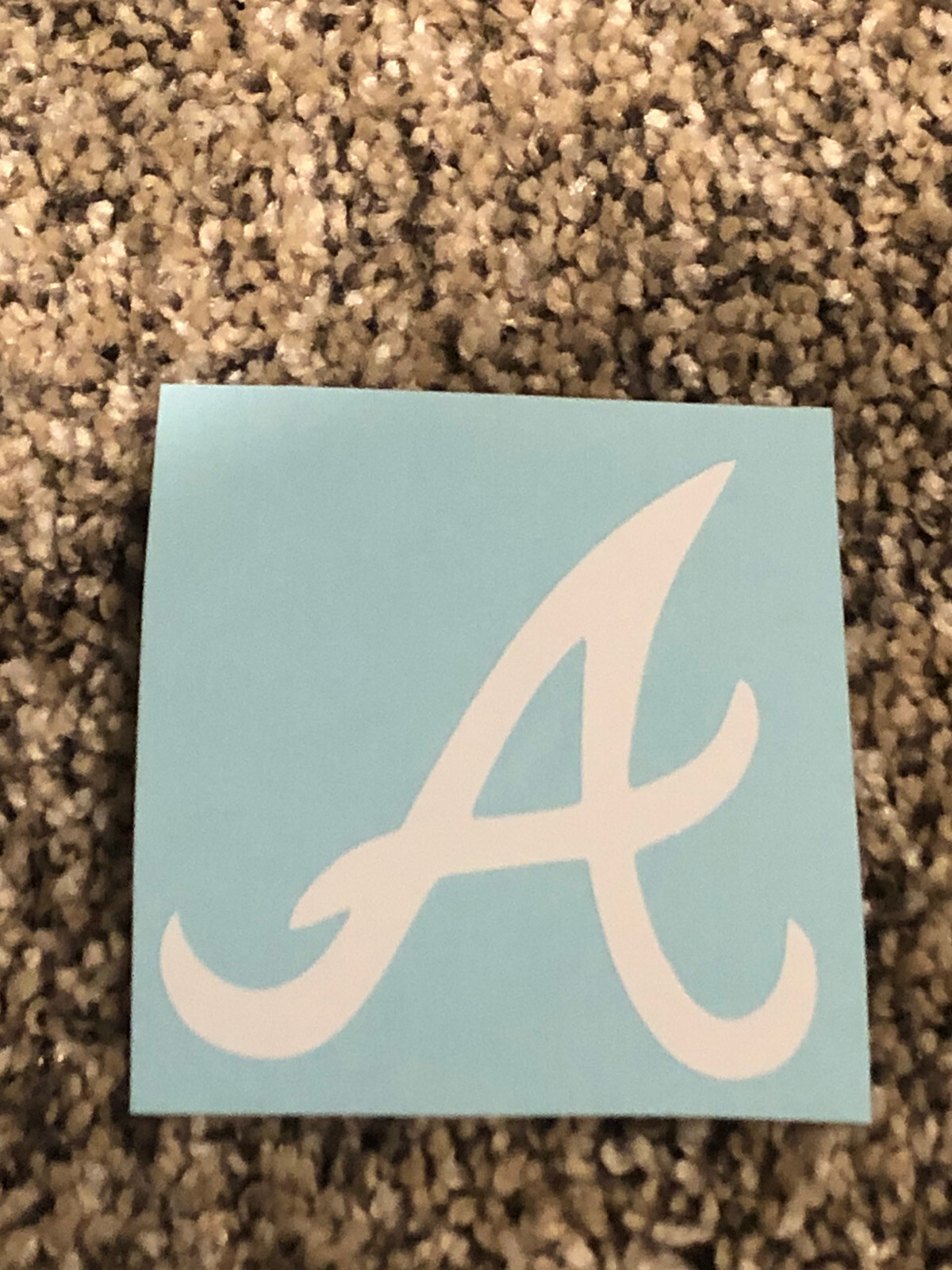 MLB Atlanta Braves Batting Helmet Full Size Decal