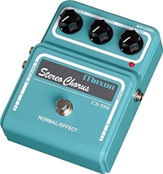 Maxon Stereo Chorus CS550 Guitar Effect Pedal Used