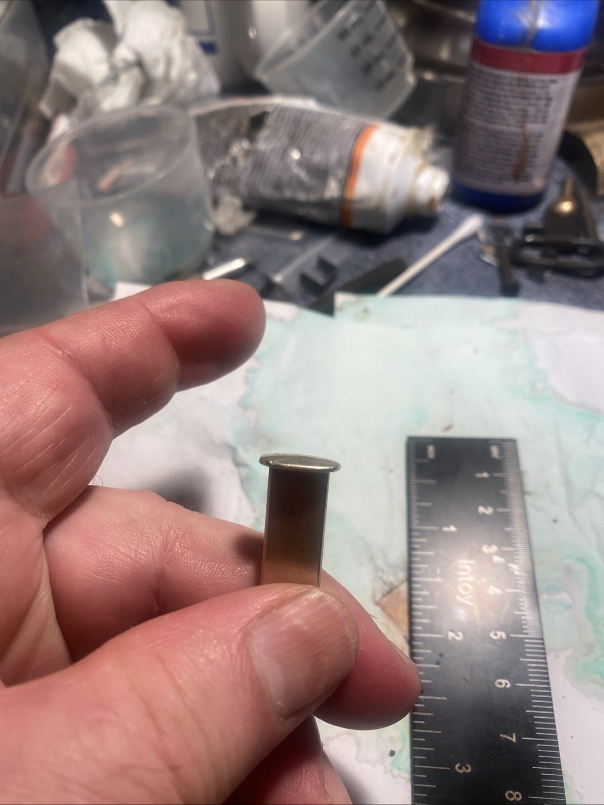 Real McCoy Brass Wedge Pin for CVA Or TC Hawken Muzzleloader