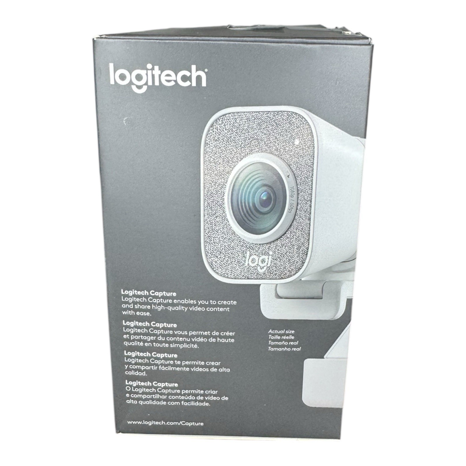 Logitech StreamCam 1080p 60fps USB-C Webcam w/ USB Adapter