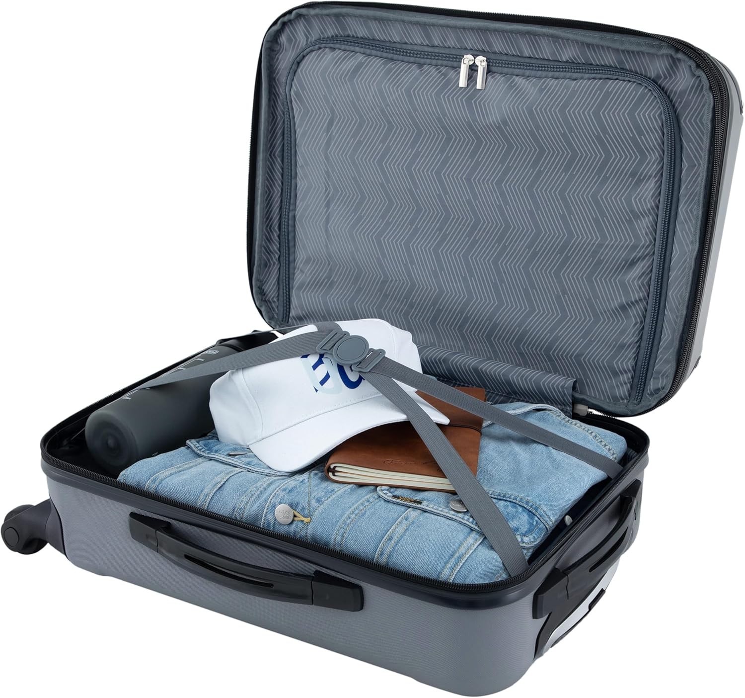 Chicago Charcoal Hardside Expandable Spinner Luggage