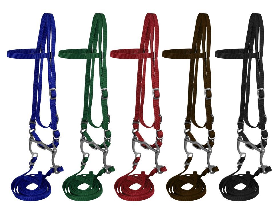 Nylon Headstall, Bit & Reins Set