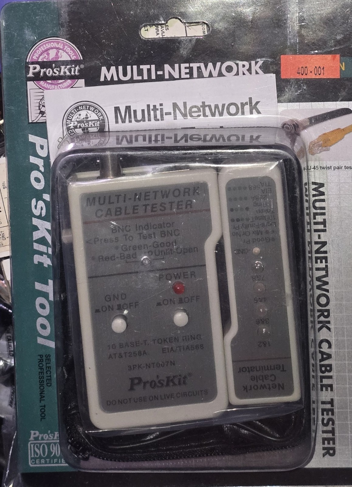 PROSKIT 3PK-NT007N MULTI NETWORK CABLE TESTER