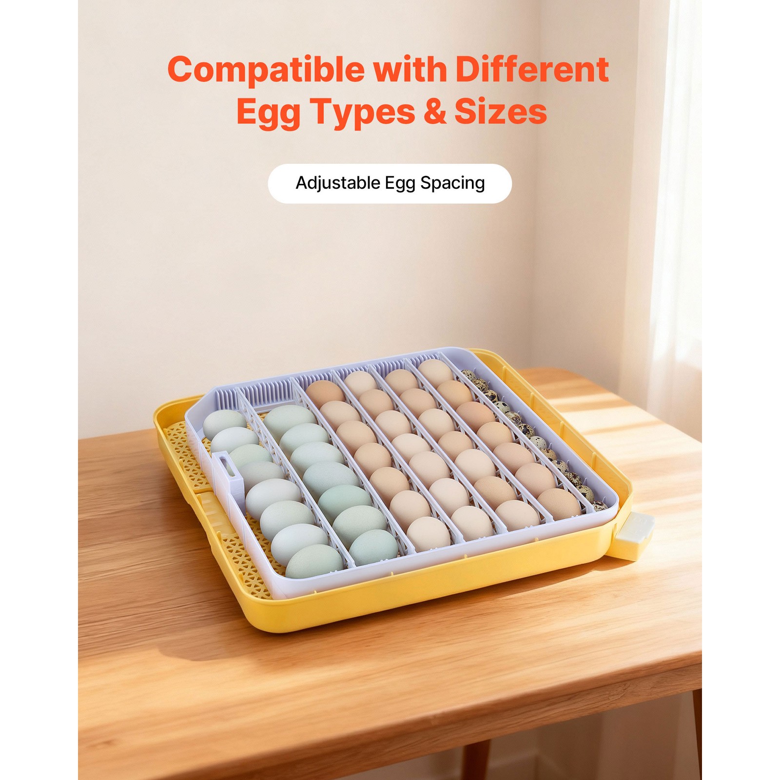 Uimoso 48 Egg Incubator with Auto Turning and Temperature Control System