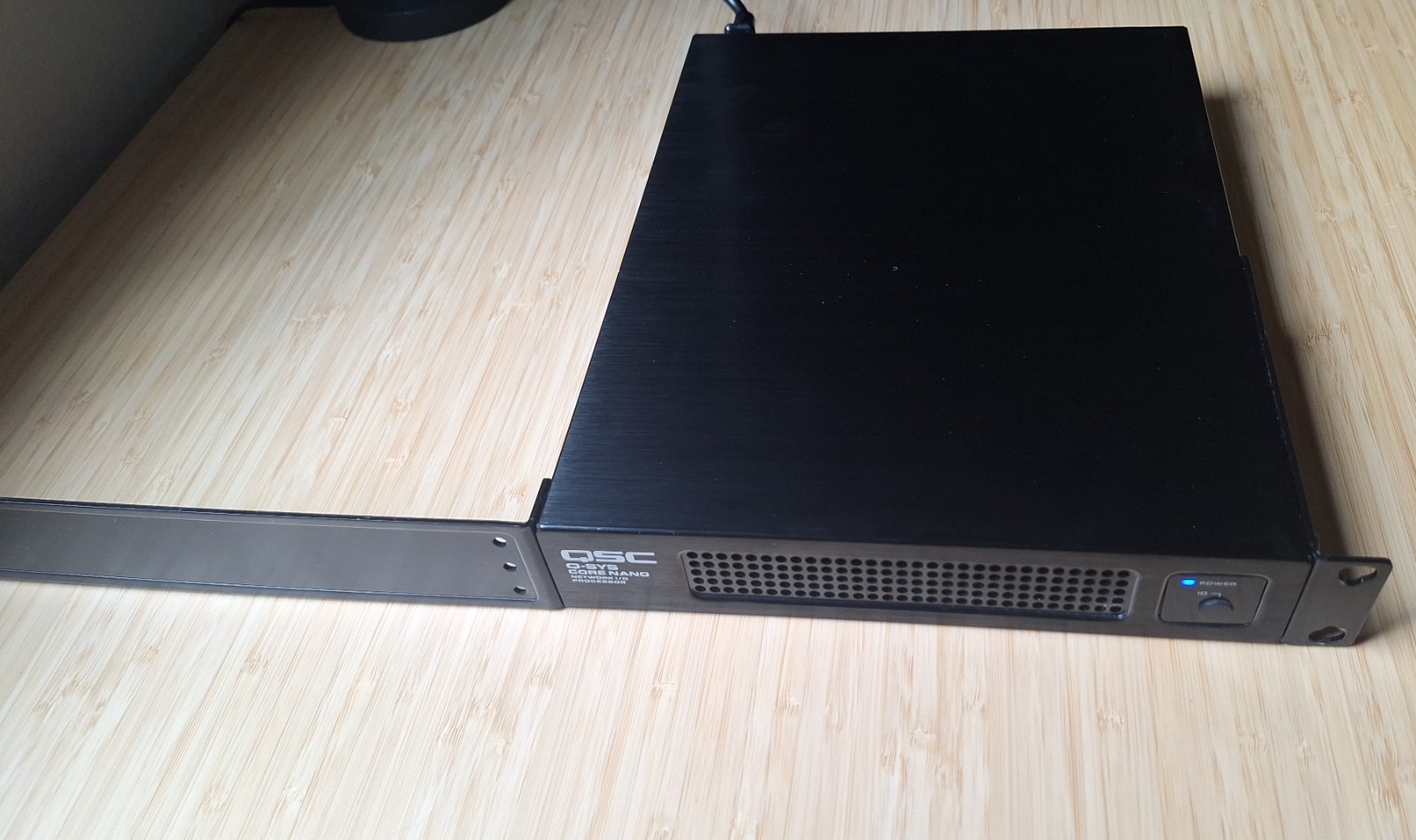 QSC Q-SYS Core Nano Network AV&C DSP Processor w/ Rack Ear & Power Cord