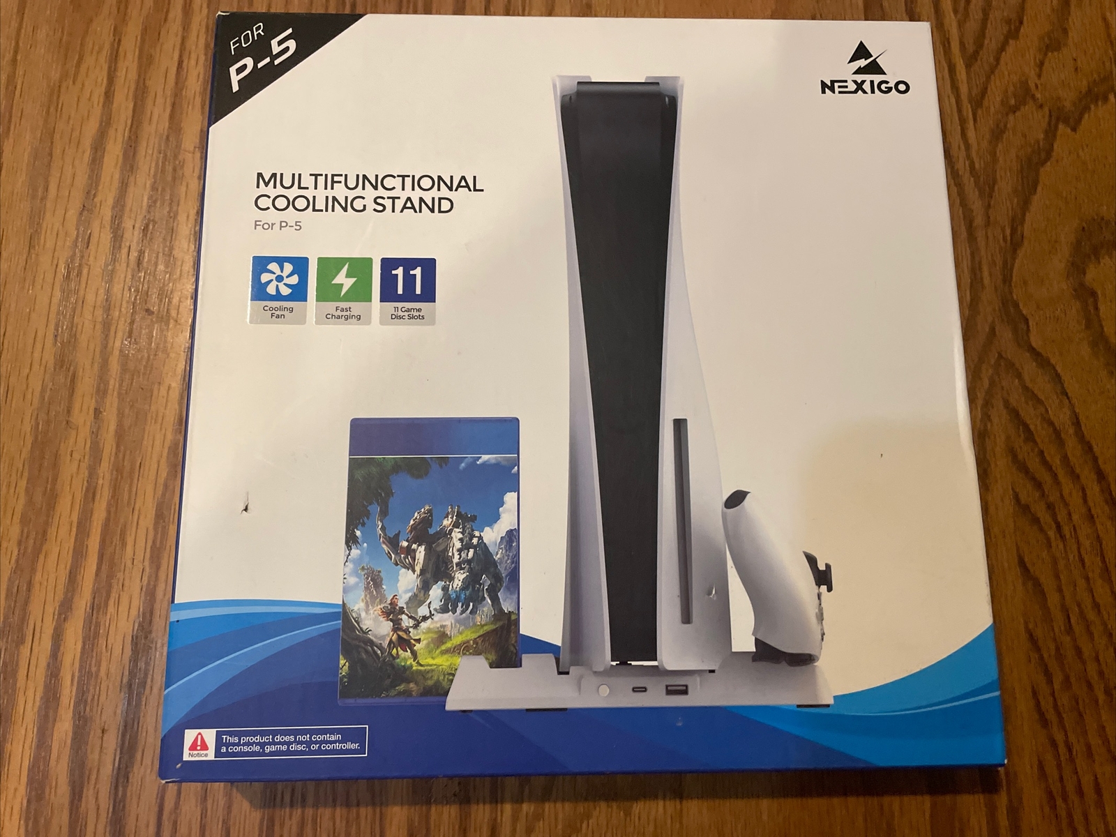 NexiGo PS5 Accessories Stand with Cooling Station for Playstation 5 Disc & Digit