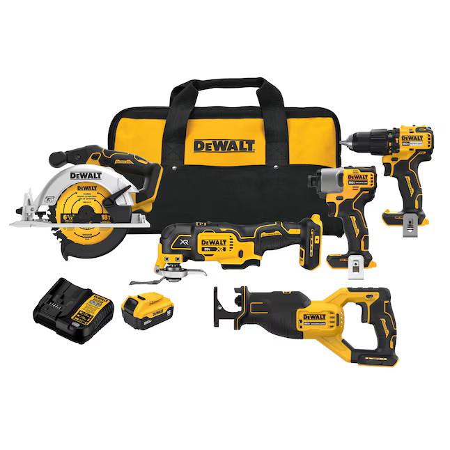 DEWALT DCK530P1 20-volt max 5 -Tool Brushless Power Tool Combo Kit 1 -Batterie