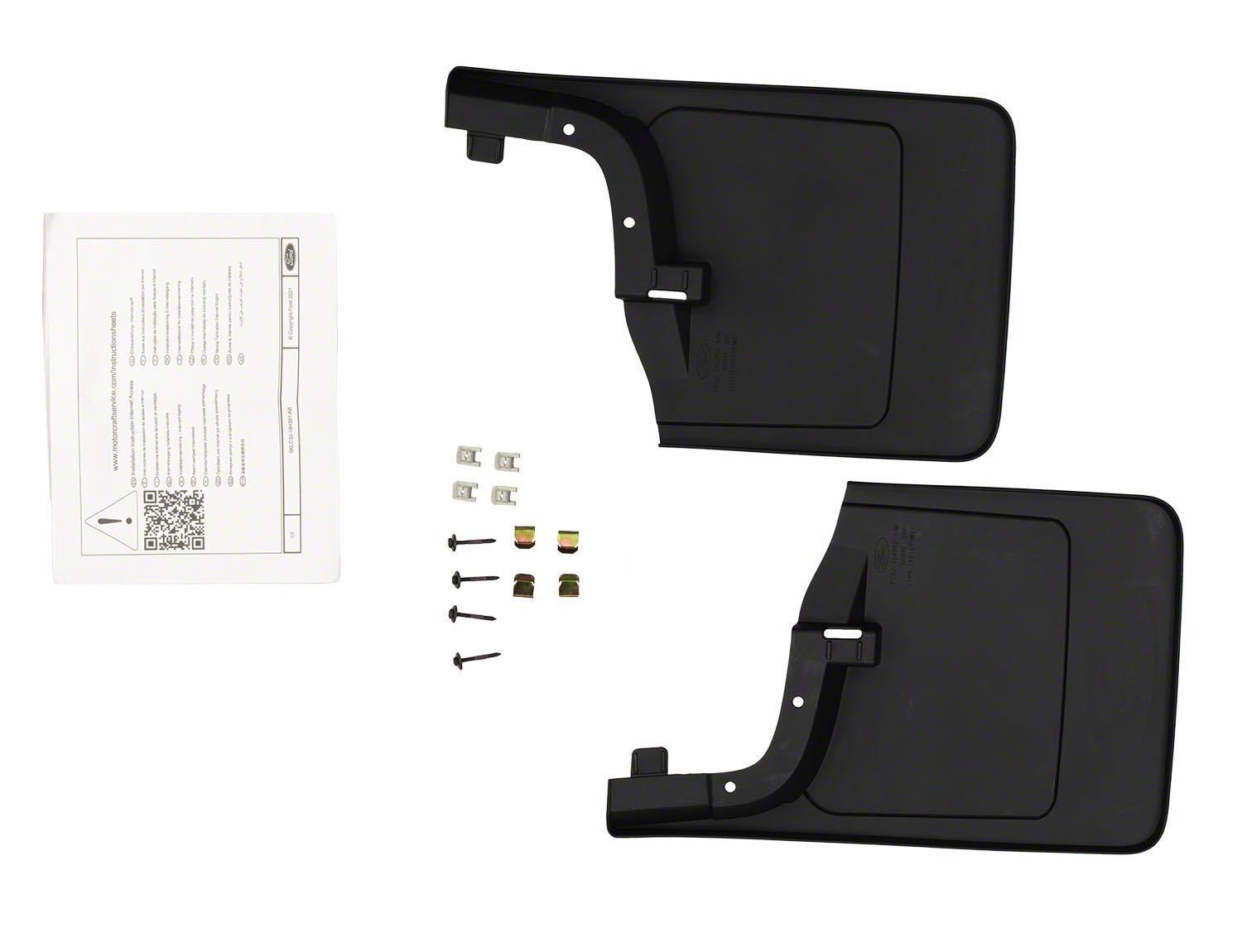 Super Duty 2023-2025 Molded Front Splash Guard Pair with Ford Oval