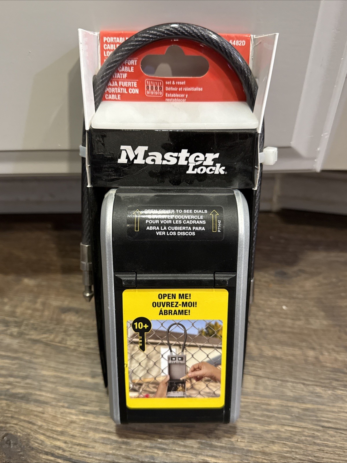 Master Lock Portable Cable Lock Box 5482D